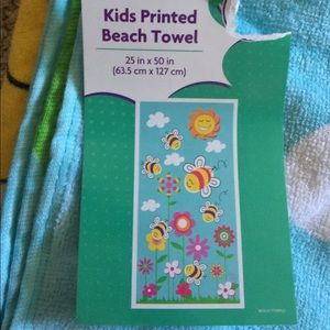 Kids printed towel